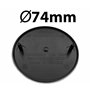 Biomar Labs Compatible avec BMW Emblème 51148219237 Plaque pour Arrière Coffre 74mm Noir EZ 28