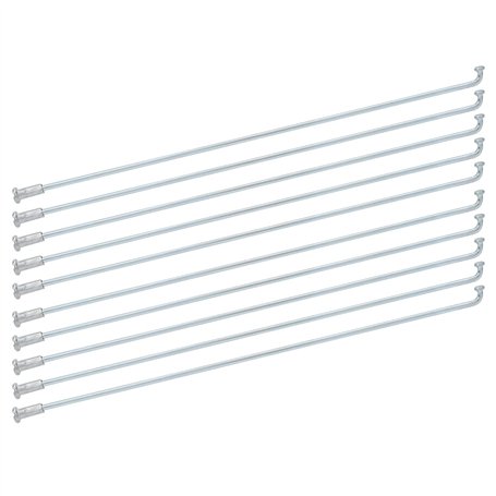10 Pièces 2 . 2mm Rayons de Vélo 13G en Acier Inoxydable Rayons Durabilité VTT Rayons de Roue pour Vélo