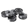 Konuooer Lot de 6 bobines de fil de rechange pour coupe-bordures LIDL Parkside PRTA 20-Li A1 / B2 / C3 Accessoires pour coupe-bo