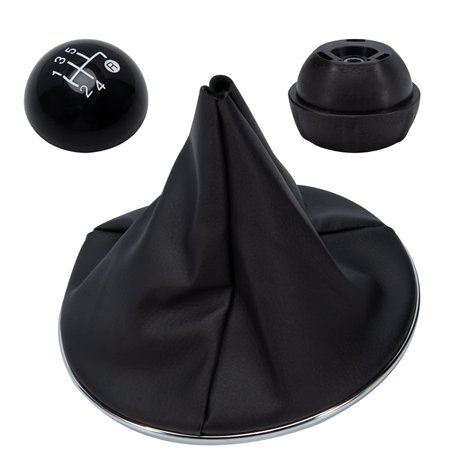 FanPaYY Pommeau de levier de vitesse à 5 vitesses compatible avec FIAT 500 500C