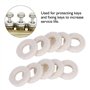 10 Pcs Trompette Rondelles Pad Coton Trompette Valve Feutre Tampons Trompette Feutre Coussin Trompettes Instrument de Musique Ac