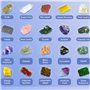 Nicoone 20 Pièces/Ensemble Ensembles de Cristaux Guérison Pierres Précieuses Minérales Naturelles Roches Géologie Éducation Spéc