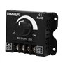 Contrôleur PWM de gradateur de commutateur de 12V-24V 30A LED, opération manuelle de gradateur de LED à intensité variable en mé