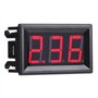 Jeanoko 0,56 dans le panneau d'affichage de courant CC numérique à deux câbles 0-10A ampèremètre DC4.5~30V(rouge)