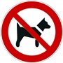 Interdit aux chiens - Diamètre de 200 mm