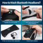 Fulext Casque de Sommeil sans Fil - Bluetooth Bandeau de Sport Ecouteurs avec Ultra-Fins HD Stéréo Haut-parleurs, Cadeaux pour H
