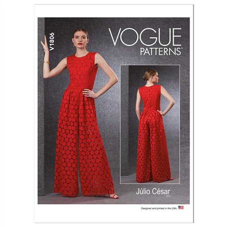 Vogue Patterns V1806B5 Patrons de vêtements de Sport pour Femme Taille 36 à 44