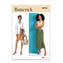 Butterick B6934A Jupe portefeuille pour femme en deux longueurs A (XS-S-M-L-XL-XXL)