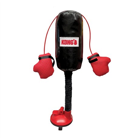 KONG Connects Sac de frappe avec gants de boxe remplis d'herbe à chat