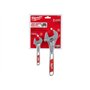 Pack de 2 clés à molette MILWAUKEE 150 et 250 mm - 48227400