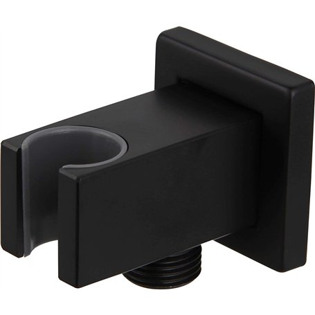 Support de douchette avec coude de raccordement mural 1/2"