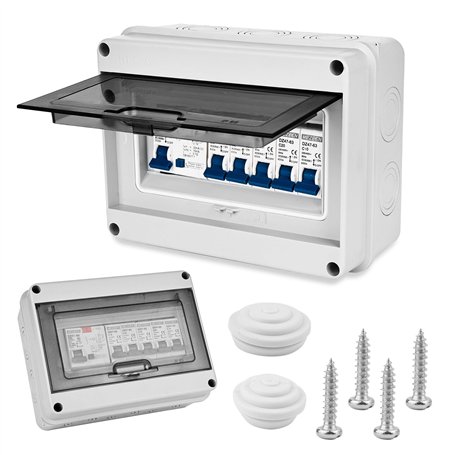 Sporgo Boîte à fusibles en saillie IP65 : sous-distribution en saillie