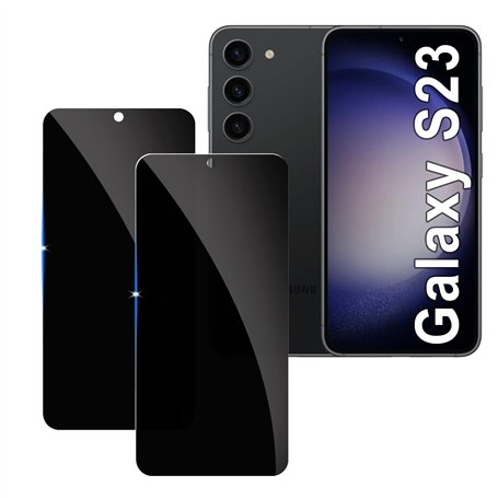 [2 Pièces] Anti-Espion Verre Trempé pour Samsung Galaxy S23