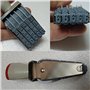 WANLIAN 5 Chiffres Numéro Tampon Bureau,Format d'impression 35 x 7 mm en caoutchouc bandes 0–9 Chiffres bureau numéroteur automa