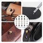 NIYATA 100Pcs Bouton de Col à Vis 5mm en Alliage de Zinc,Rivets en Cuir avec Pince Perforatrice,Rivets pour Cuir Decoratif,pour 