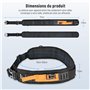 NEEWER CA151 Ceinture multifonction utilitaire pour appareil photo, sangle réglable et respirante avec anneaux en D pour sac ref