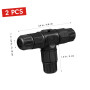 BESTOMZ Boîtes de Jonction Electrique Étanche IP68 3 Voies Connecteur de Câble Boîtier Électrique Extérieur 2 Pièces
