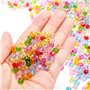 Assortiment de 1020 perles rondes à facettes en cristal - Diamètre 6 mm - Perles de verre colorées - Pour artisanat, bracelets, 