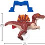 Fisher-Price Imaginext Figurine La Course du Spinosaure Jurassic World : Renaissance de 23 cm qui se jette en avant et claque se