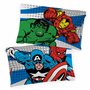 Jay Franco Marvel Comics Avengers 100% Coton Ensemble Lit Simple 3 Pièces – Collection Superhéros Comprend Housse de Couette, Dr