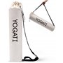 YOGATI Sac de Transport en Coton pour Tapis de Yoga et de Sport Avec Sangle Réglable - Pour Hommes et Femmes