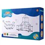 VEVOR Kit de Construction de Fort pour Enfants, 180 pièces, Jouets de Construction STEM pour Enfants de 4 5 6 7 8 Ans et Plus, J