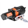 VEVOR Treuil Électrique VTT UTV Capacité de Traction 2041 kg 12 V CC, Corde Synthétique 12 Brins Φ 0,6x1188,7 cm, Guide-câble, T