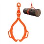 VEVOR Pince Forestière pour Troncs 710 mm, Pince de Levage pour Bois Bûches Grumes Pivotante 2 Griffes Capacité de Levage 500 kg