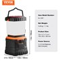 VEVOR Lanterne Camping LED, Tout-En-Un, Lampe Poche Camping Portable, Alimentée par Piles Non Incluses, 1000 LM, Éclairage 360° 