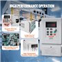 VEVOR Variateur de Fréquence 4 kW Convertisseur de Fréquence 5 CV 18 A 0-400 Hz VFD avec Entrée Monophasé Sortie Triphasé Régula