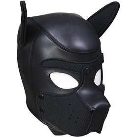 Masque à capuche amovible pour chien adulte – Masque intégral amovible pour Halloween et costumade – Accessoires de performance