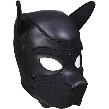 Masque à capuche amovible pour chien adulte – Masque intégral amovible pour Halloween et costumade – Accessoires de performance
