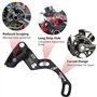 STCRERAG Guide de Chaîne Vélo en Alliage d'Aluminium Chaîne Guide Direct Mount Anti-déformation Guide de Chaîne à Montage Direct