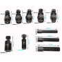 FreeTec Jeu de 10 éléments Extracteur de roue polaire/volant moteur Extracteur pour scooter/moto