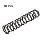 50mm Libre Longueur Ressort Acier Extension Ressort Noir 10Pcs