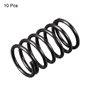 20mm Libre Longueur Ressort Acier Extension Ressort Noir 10Pcs