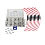 KOLACEN Car Inline Vis Type 6x30mm Porte-fusible 16 Awg Fil 10 Pcs + 80 Pcs Fusible En Verre Rapide Rapide 6 x 30 mm Kit Assorti