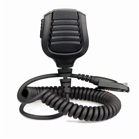 Retevis Talkie Walkie Microphone Haut-Parleur IP54 Étanche Compatible avec Talkie Walkie Retevis RT648 RT82 RT29 RT87 Compatible