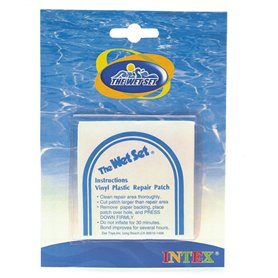INTEX Vinyle Auto-adhésif Plastique Gonflable Patch De Réparation - Lot de 6