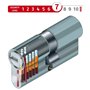 ABUS - EC550 Profil-Cylindre à bouton Longueur Z50/K40mm avec 5 Clés