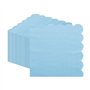CEILIWEN Lot de 100 serviettes de table en papier de qualité supérieure - Bleu layette - 33 x 33 cm - Élégantes couleurs unies -