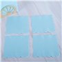 CEILIWEN Lot de 100 serviettes de table en papier de qualité supérieure - Bleu layette - 33 x 33 cm - Élégantes couleurs unies -