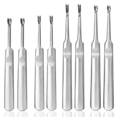 CODIRATO Kit Outils de Couture en Cuir DIY Cuir Kit Outils en Acier Inoxydable Outils Travail du Cuir pour DIY Artisanat Rainure