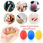 3 Pièces Balle Anti-Stress, 2 Pièces Bandes de Résistance pour Doigts, Balles de Résistance Balles Exercice, Extenseur Main pour