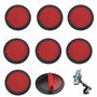 OTTYMO 8 Pcs Fixation GPS Disques de Fixation Adhésifs pour Tableau de Bord Fixation GPS Voiture Disque Adhésif pour Support Ven