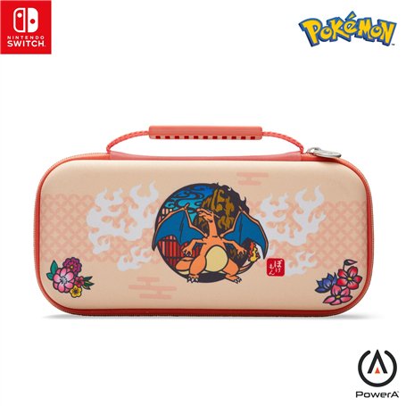 Boîtier de protection de PowerA pour Nintendo Switch (modèle OLED) et Switch Lite -Fleur de Charizard
