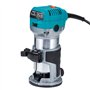 Anesty Défonceuse multifonction pour défonceuse, défonceuse, fraiseuse à bois, fraiseuse à une main, 710 W + 15 fraises en métal