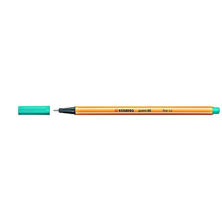Stabilo Point 88 Stylo à pointe fine pigment liner 88/51 (Lot de 3) – bleuté Turquoise