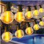 SAEIHGAE Guirlande Exterieur Lumineuse Led Guirlandes - 30M Guinguette Exterieure G40 100FT IP44 girlandes de lumières Étanche A