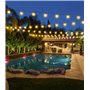 SAEIHGAE Guirlande Exterieur Lumineuse Led Guirlandes - 30M Guinguette Exterieure G40 100FT IP44 girlandes de lumières Étanche A